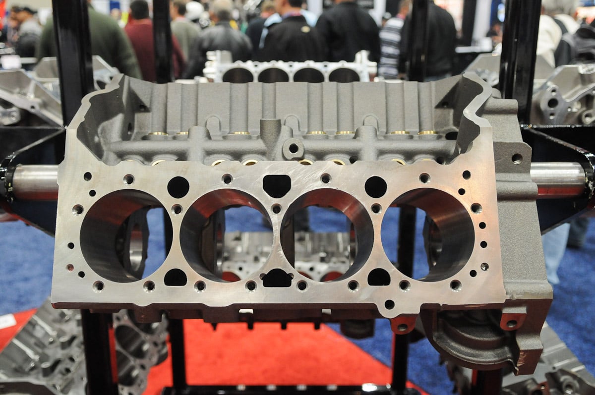 IMIS 2012: World Products' New Raised Cam SBC Engine Block