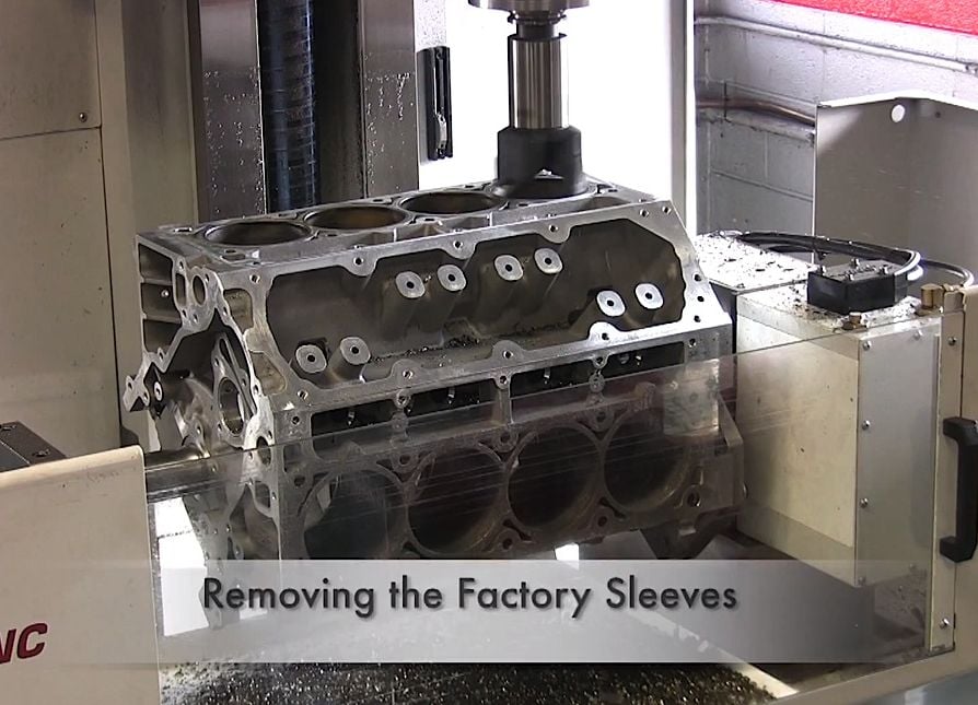 Video: Livernois Motorsports Block-Sleeving An LS3 For Big Cubes
