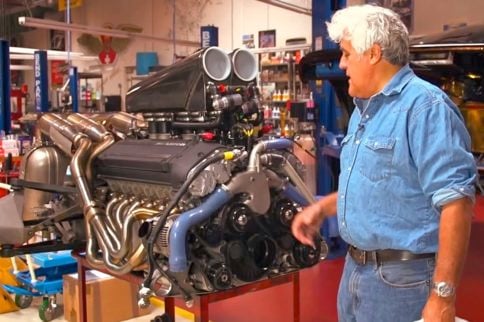 Jay Leno Shows Off McLaren F1 V12 Engine