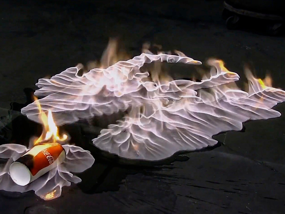Video: Nitromethane Fire Show is Beautiful and Mystifying
