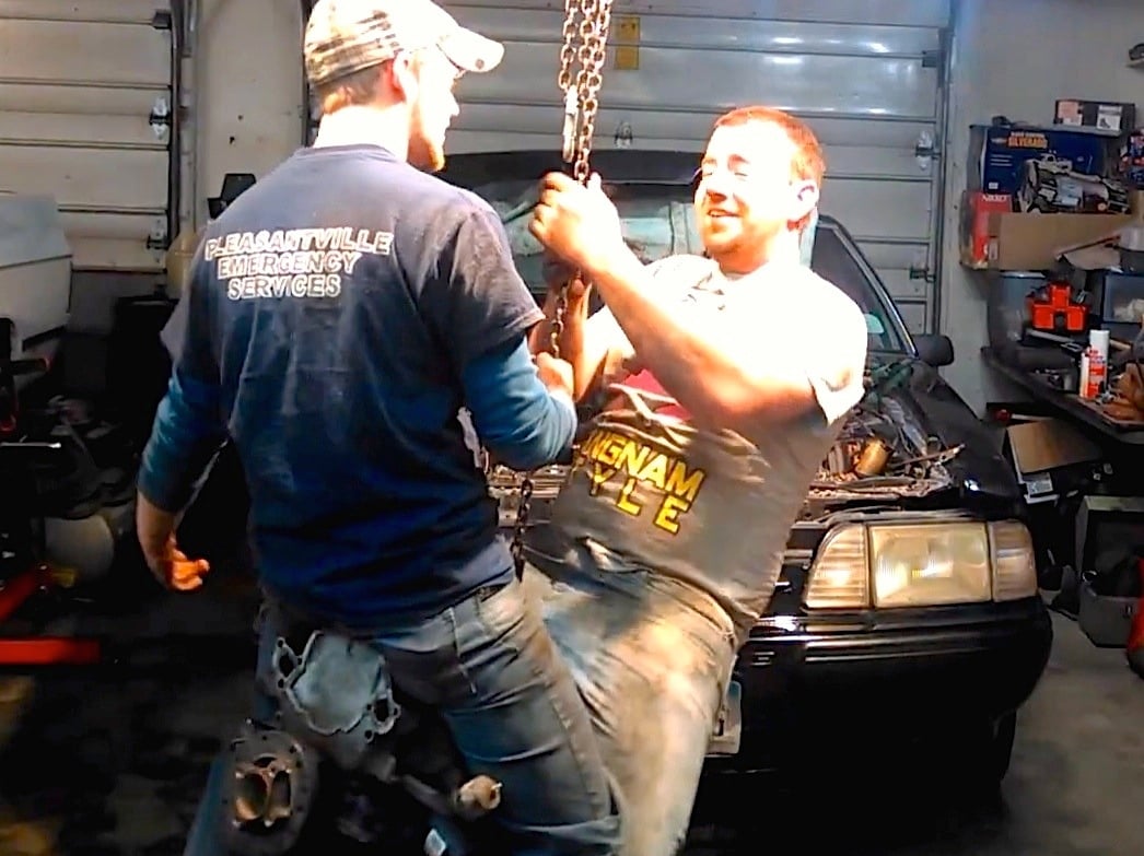 Friday Funnies: Wrecking Ball Parody with Ford Small-block