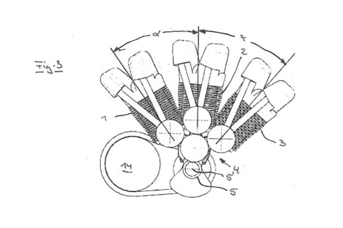 BMW Patents Three-cylinder Pushrod Engines In W3 Form