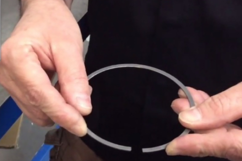 Measuring Piston Ring Free Gap With Total Seal