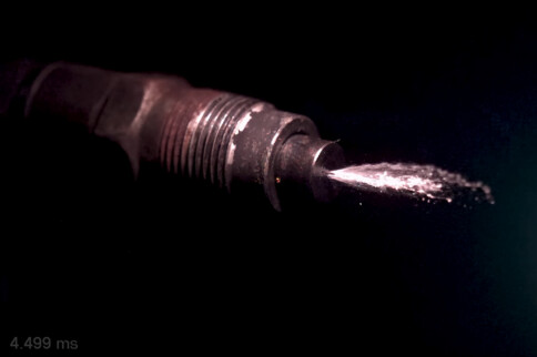 Video: Watching A Mechanical Fuel Injector Spray In Slow Motion